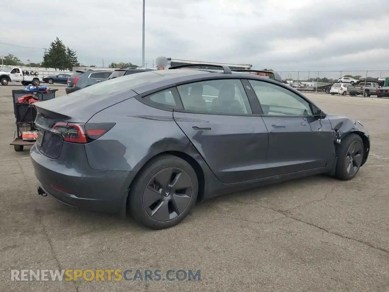3 Photograph of a damaged car 5YJ3E1EA3PF656548 TESLA MODEL 3 2023