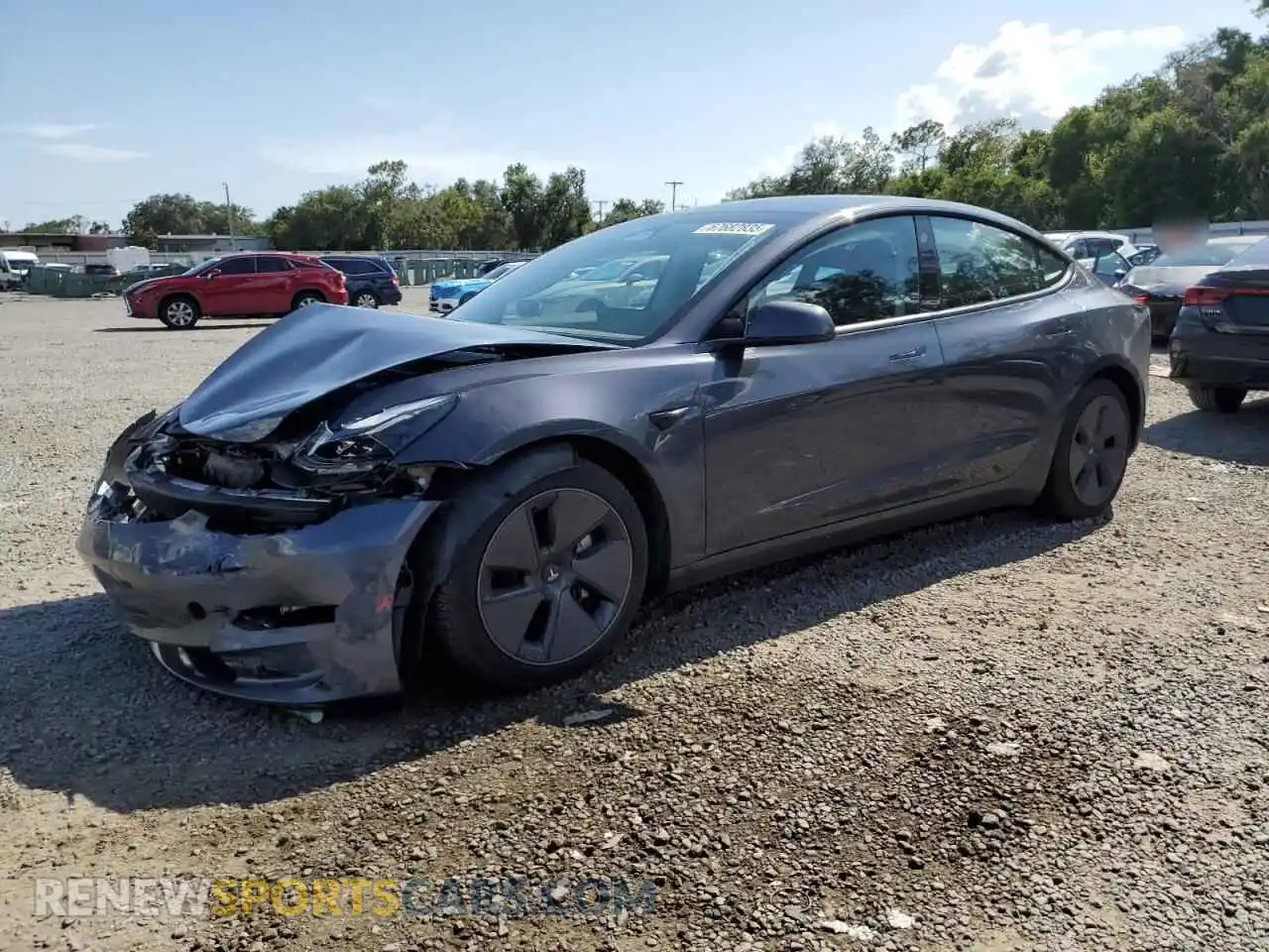 1 Photograph of a damaged car 5YJ3E1EA3PF685192 TESLA MODEL 3 2023