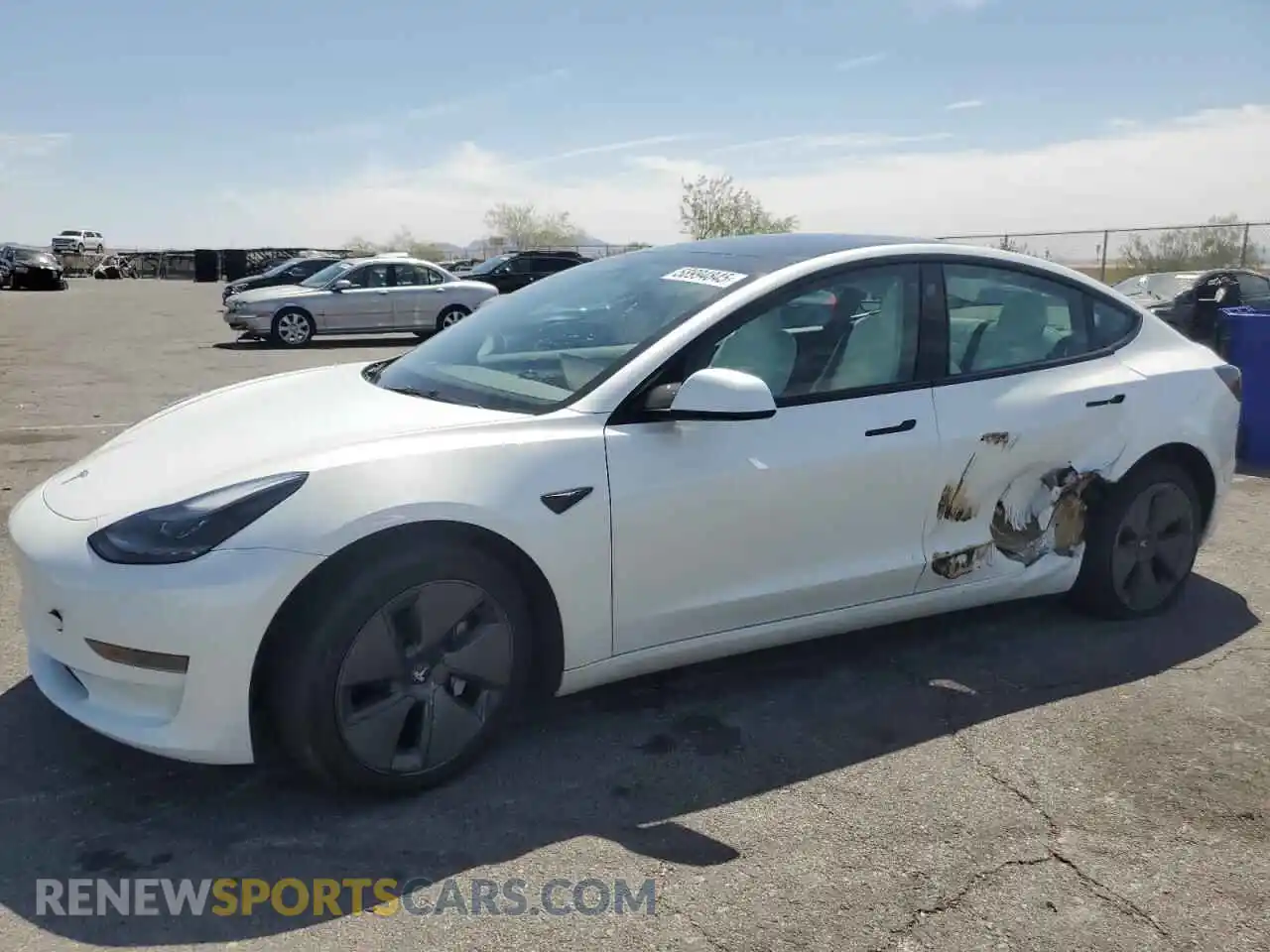 1 Photograph of a damaged car 5YJ3E1EA3PF691672 TESLA MODEL 3 2023
