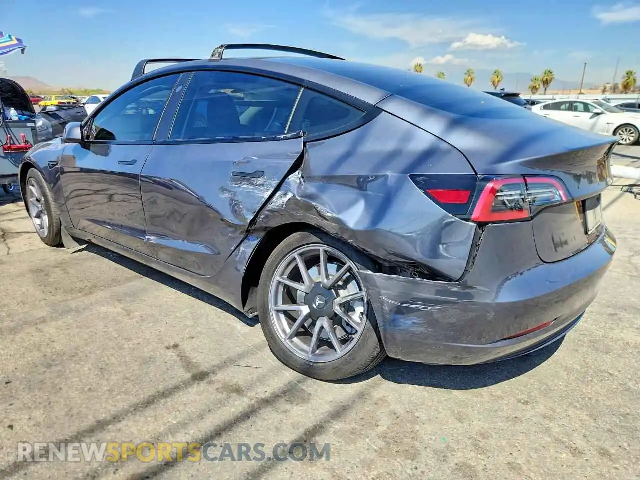 2 Photograph of a damaged car 5YJ3E1EA3PF691753 TESLA MODEL 3 2023