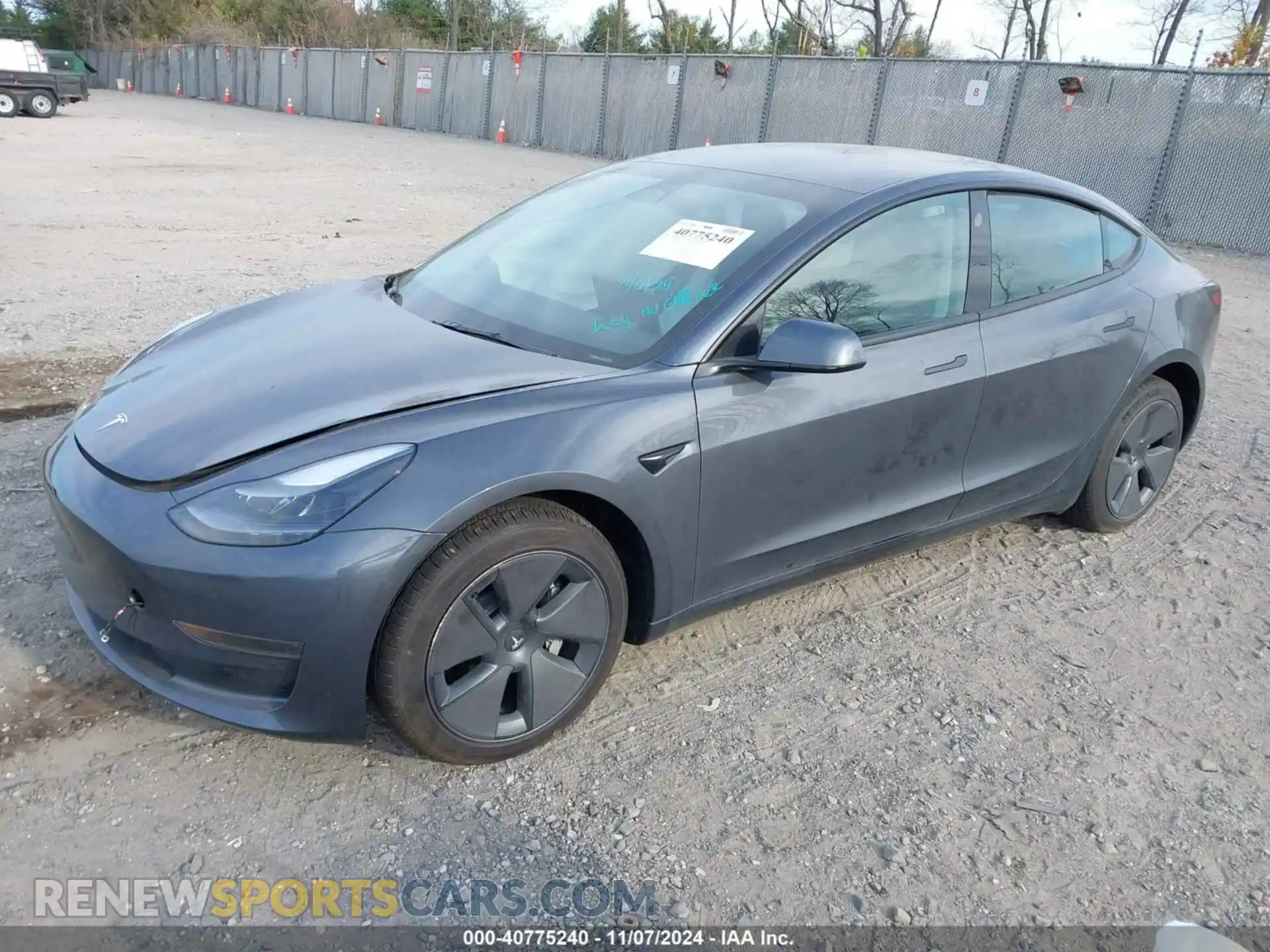 2 Photograph of a damaged car 5YJ3E1EA3PF700791 TESLA MODEL 3 2023