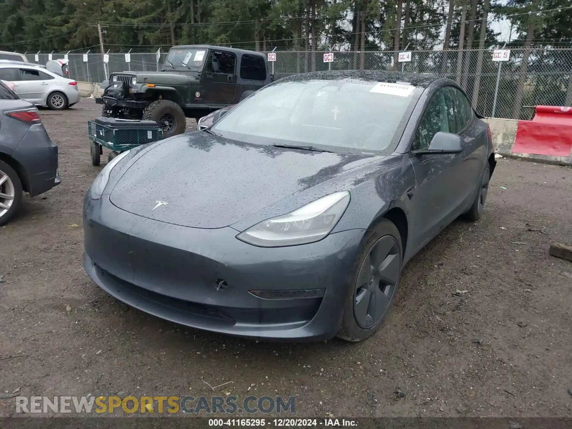 2 Photograph of a damaged car 5YJ3E1EA3PF715968 TESLA MODEL 3 2023