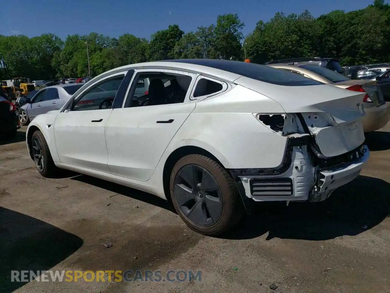 2 Photograph of a damaged car 5YJ3E1EA4PF398301 TESLA MODEL 3 2023