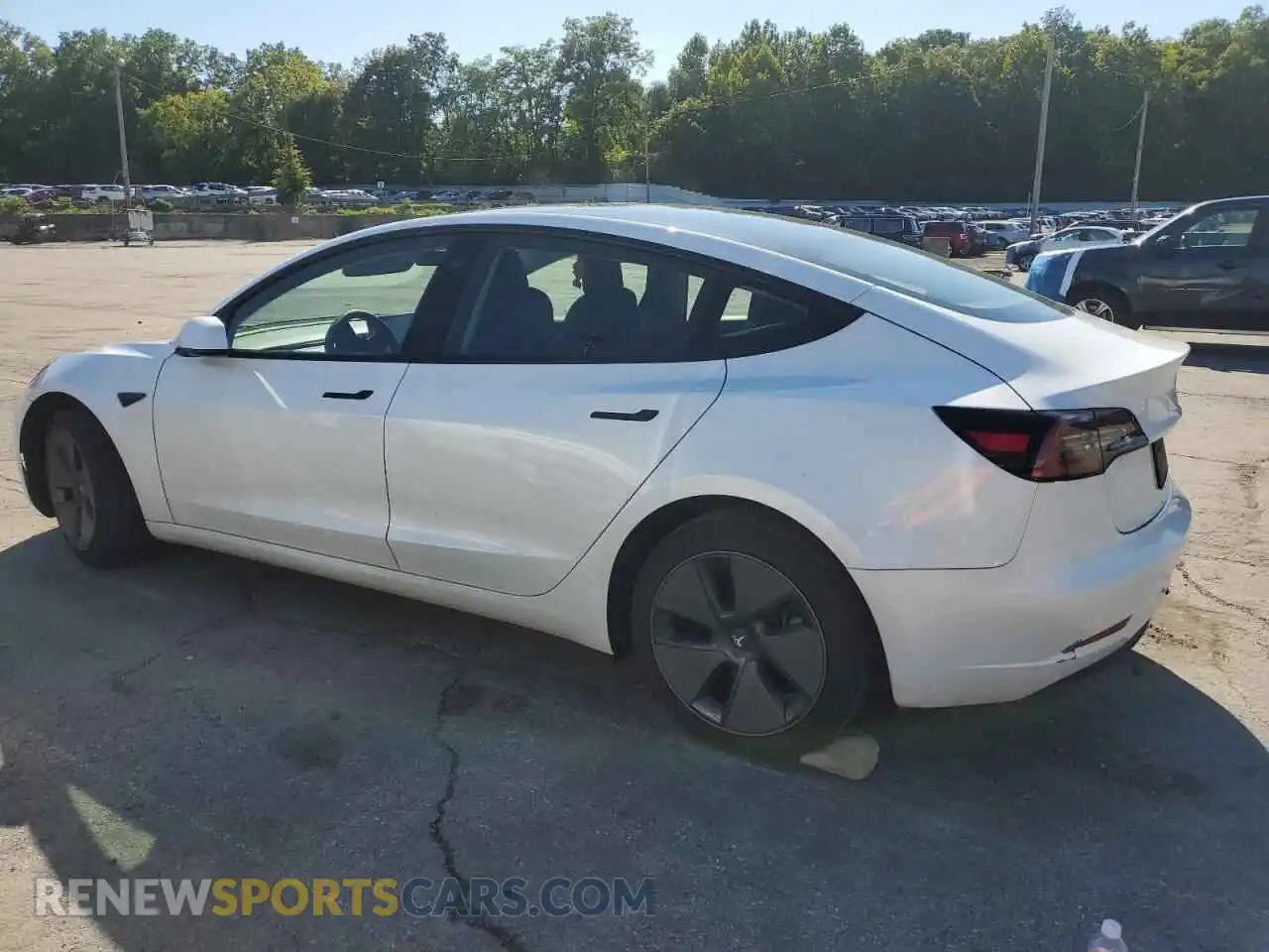 2 Photograph of a damaged car 5YJ3E1EA4PF404095 TESLA MODEL 3 2023