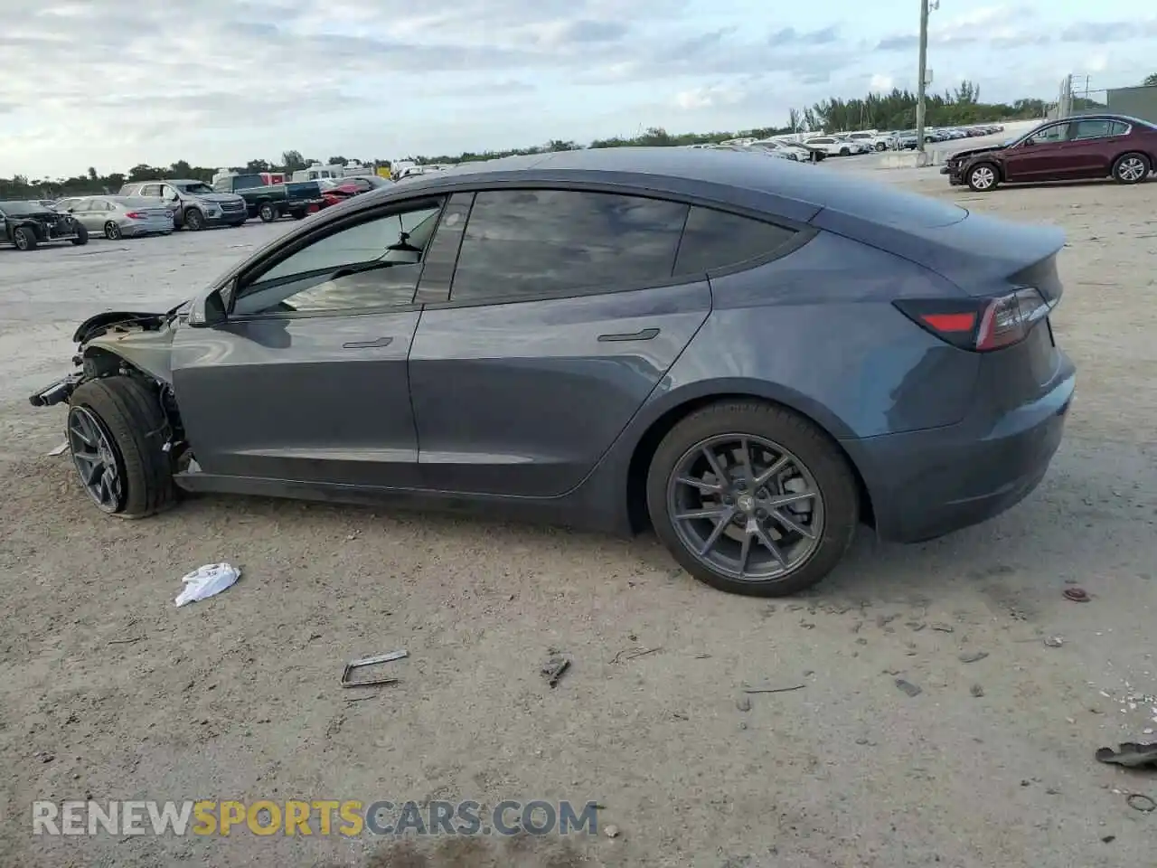2 Photograph of a damaged car 5YJ3E1EA4PF420295 TESLA MODEL 3 2023