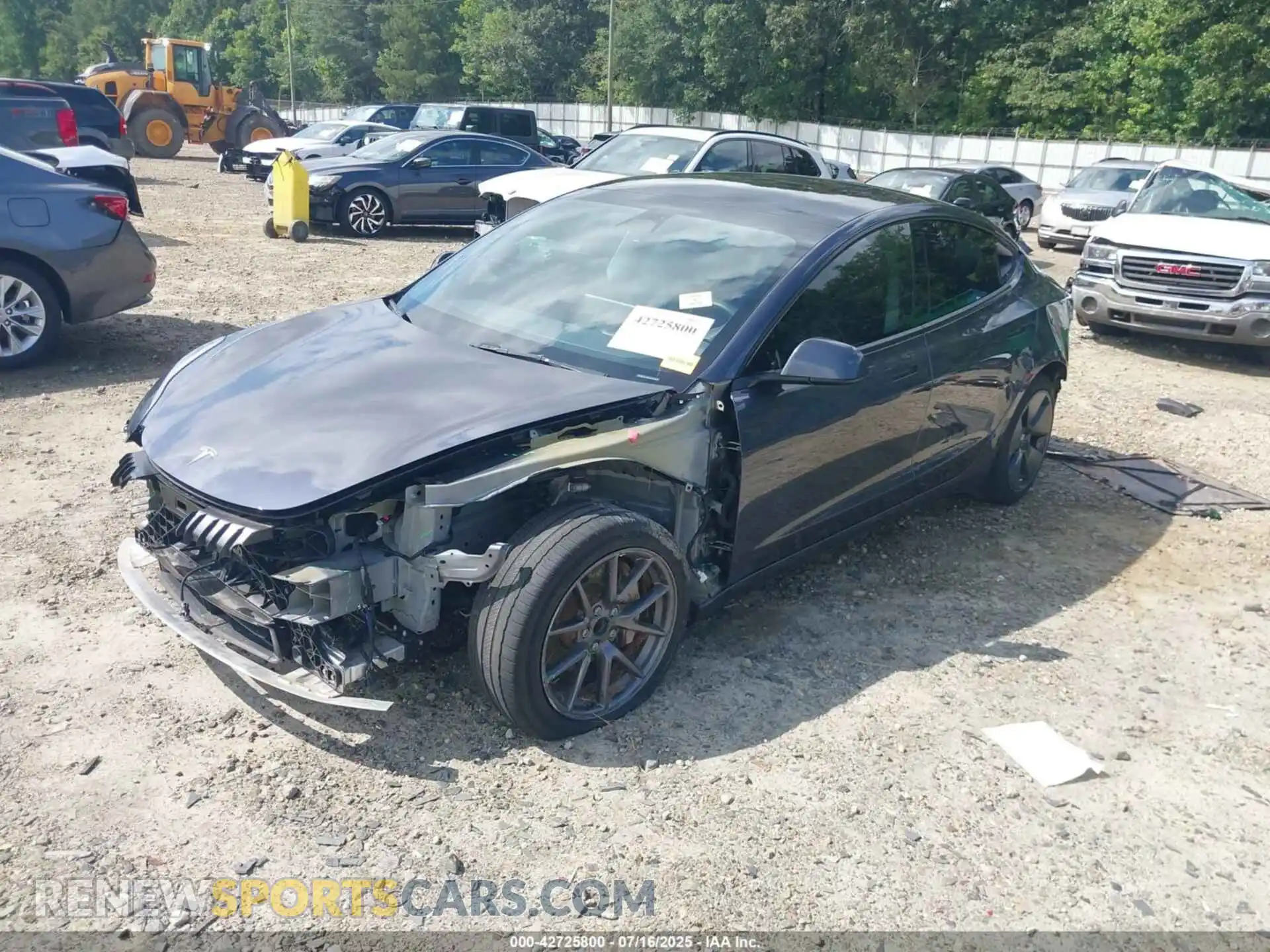 2 Photograph of a damaged car 5YJ3E1EA4PF424573 TESLA MODEL 3 2023