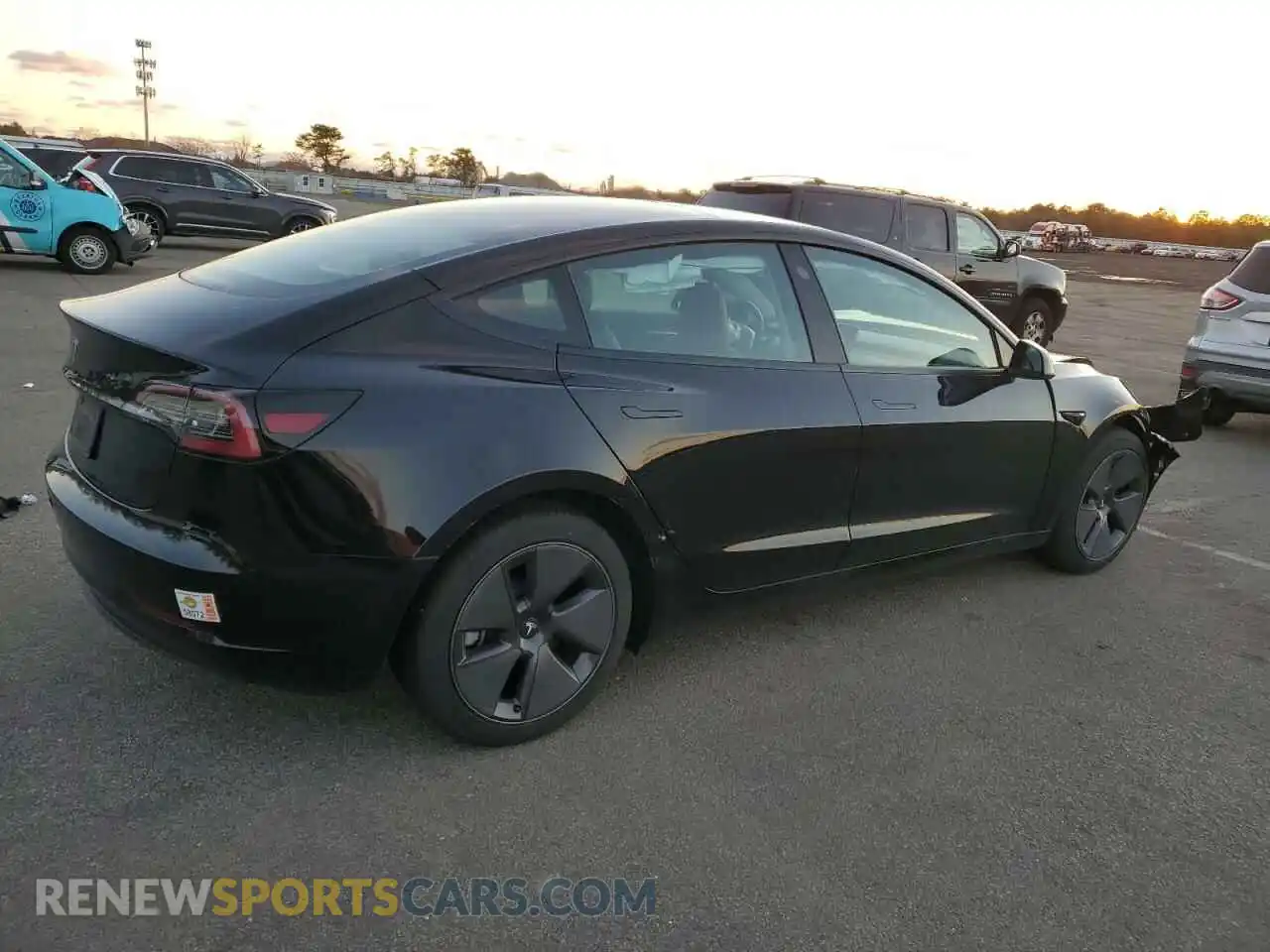 3 Photograph of a damaged car 5YJ3E1EA4PF427327 TESLA MODEL 3 2023