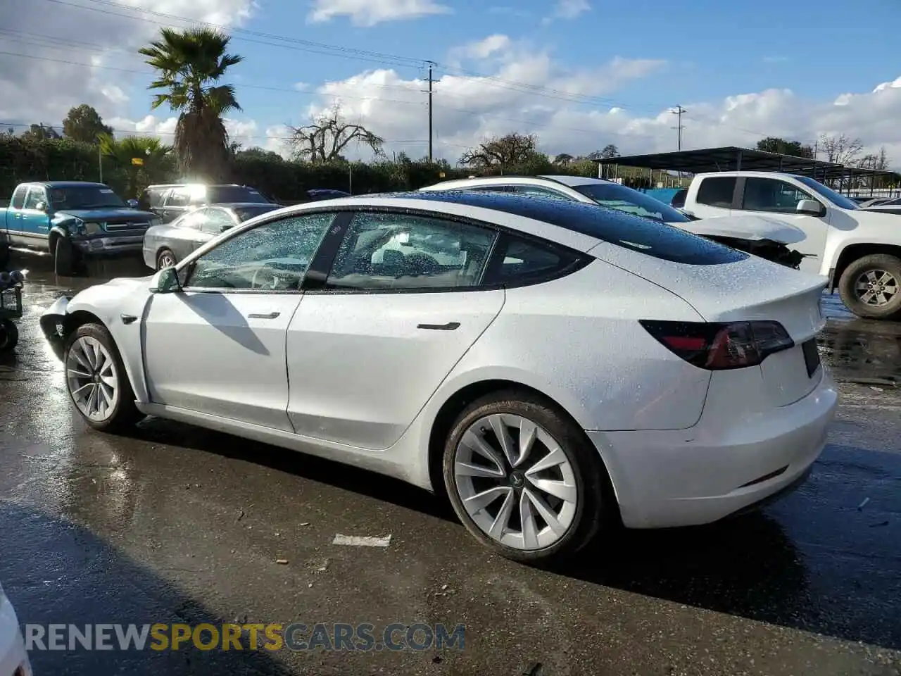 2 Photograph of a damaged car 5YJ3E1EA4PF430146 TESLA MODEL 3 2023