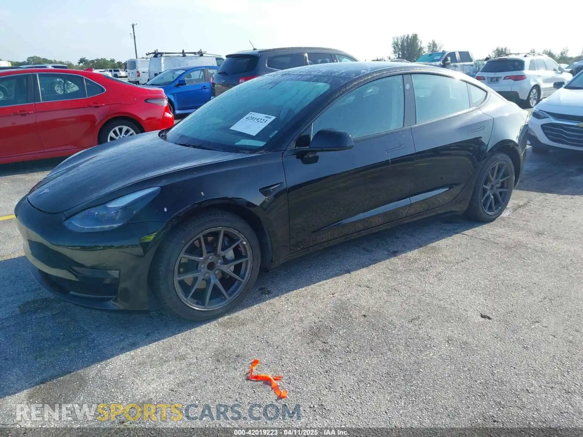 2 Photograph of a damaged car 5YJ3E1EA4PF433774 TESLA MODEL 3 2023