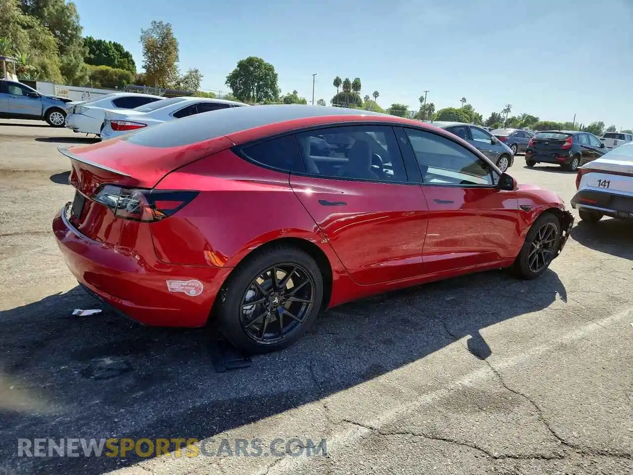 3 Photograph of a damaged car 5YJ3E1EA4PF438778 TESLA MODEL 3 2023