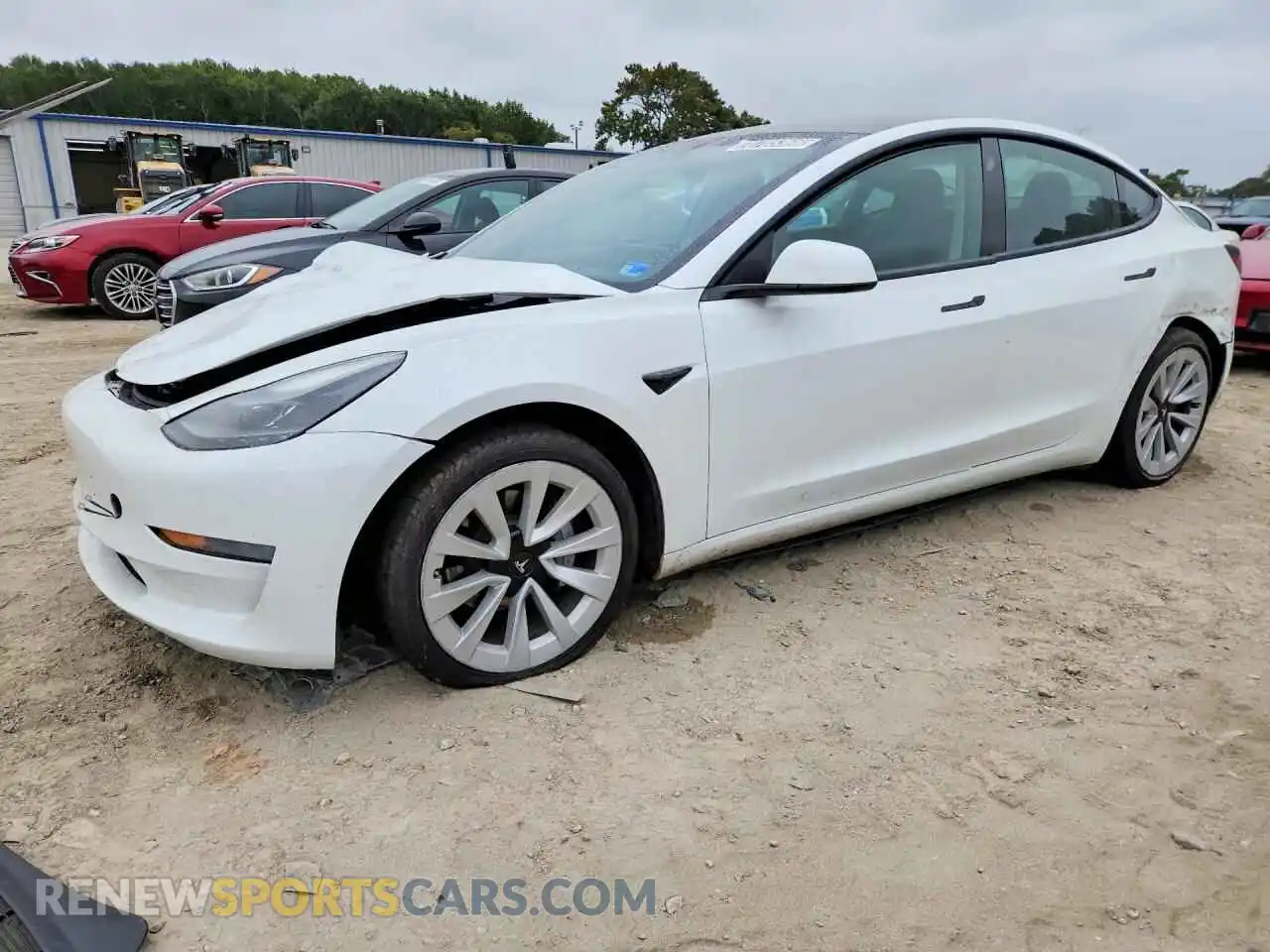 1 Photograph of a damaged car 5YJ3E1EA4PF446864 TESLA MODEL 3 2023