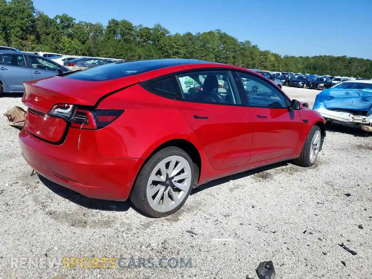 3 Photograph of a damaged car 5YJ3E1EA4PF448159 TESLA MODEL 3 2023