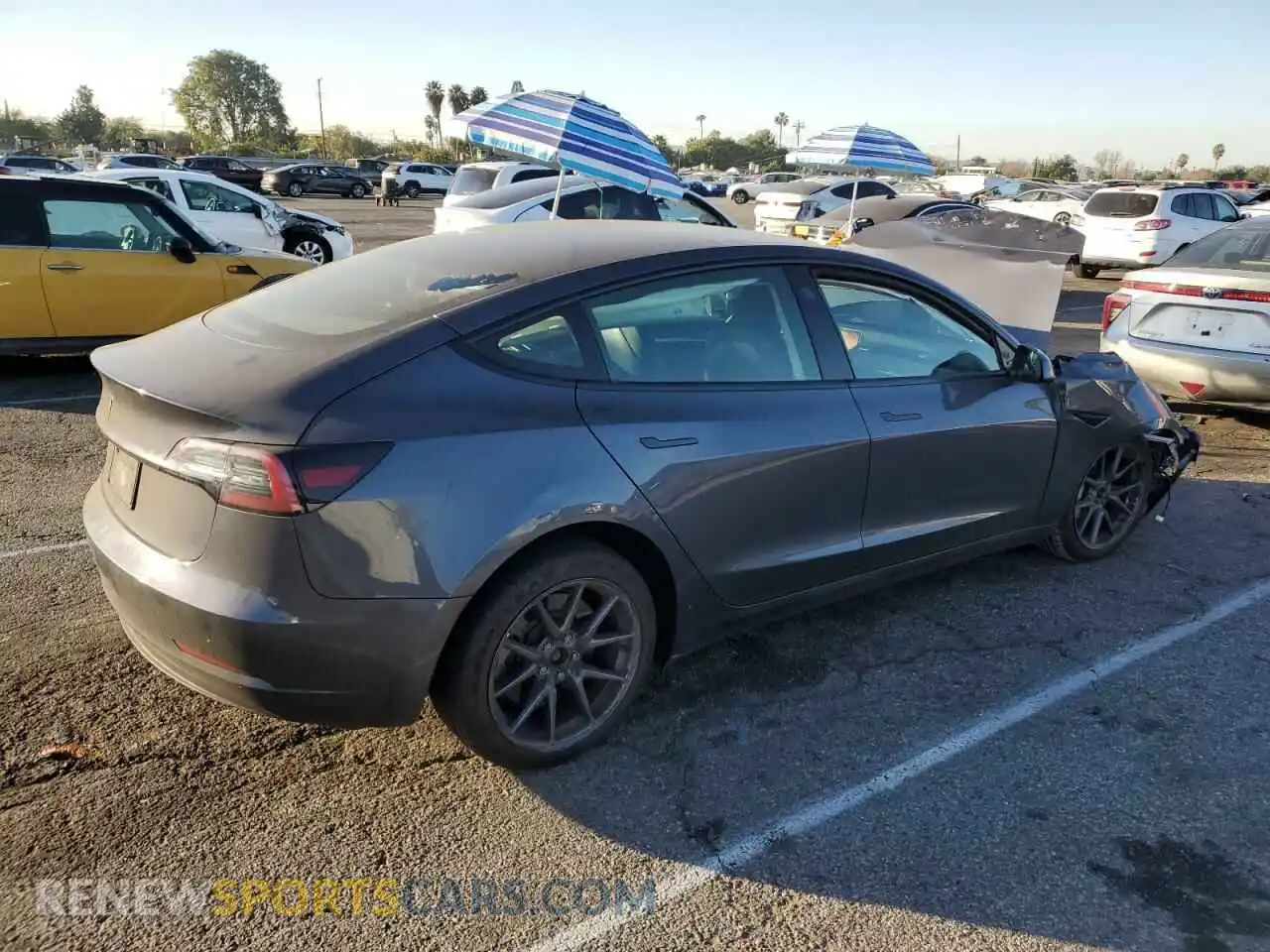 3 Photograph of a damaged car 5YJ3E1EA4PF448629 TESLA MODEL 3 2023