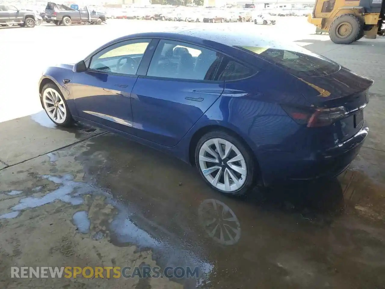 2 Photograph of a damaged car 5YJ3E1EA4PF449389 TESLA MODEL 3 2023