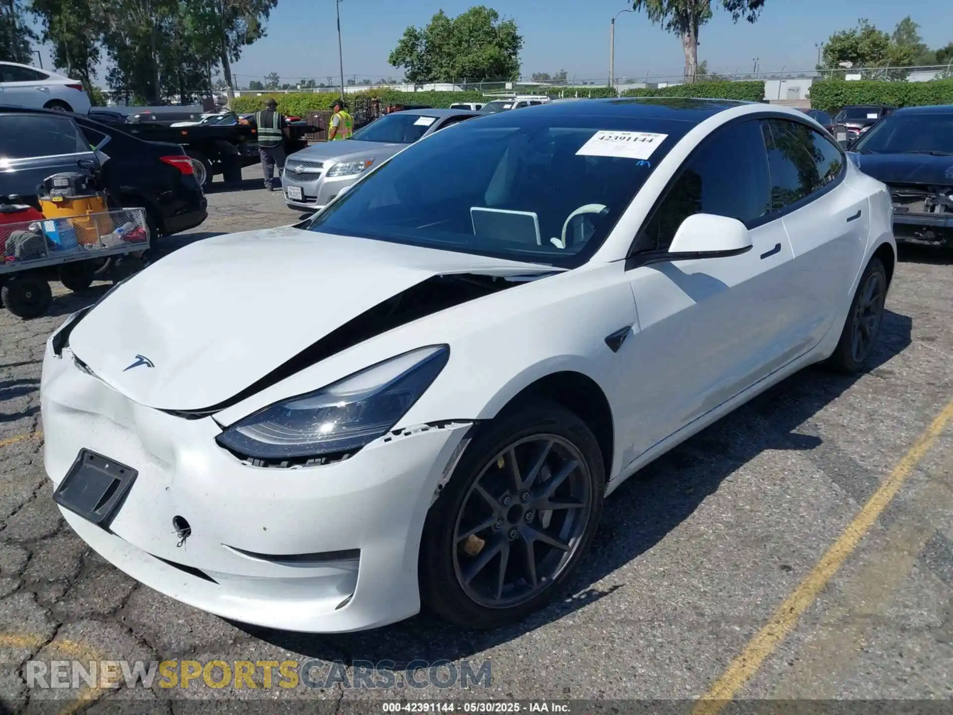 2 Photograph of a damaged car 5YJ3E1EA4PF453359 TESLA MODEL 3 2023