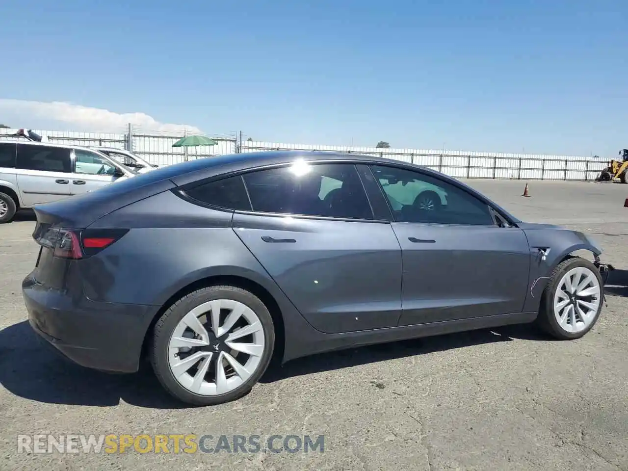 3 Photograph of a damaged car 5YJ3E1EA4PF456598 TESLA MODEL 3 2023