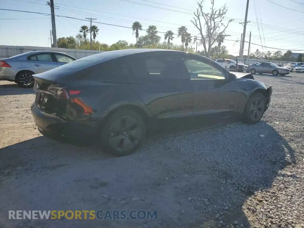 3 Photograph of a damaged car 5YJ3E1EA4PF458478 TESLA MODEL 3 2023