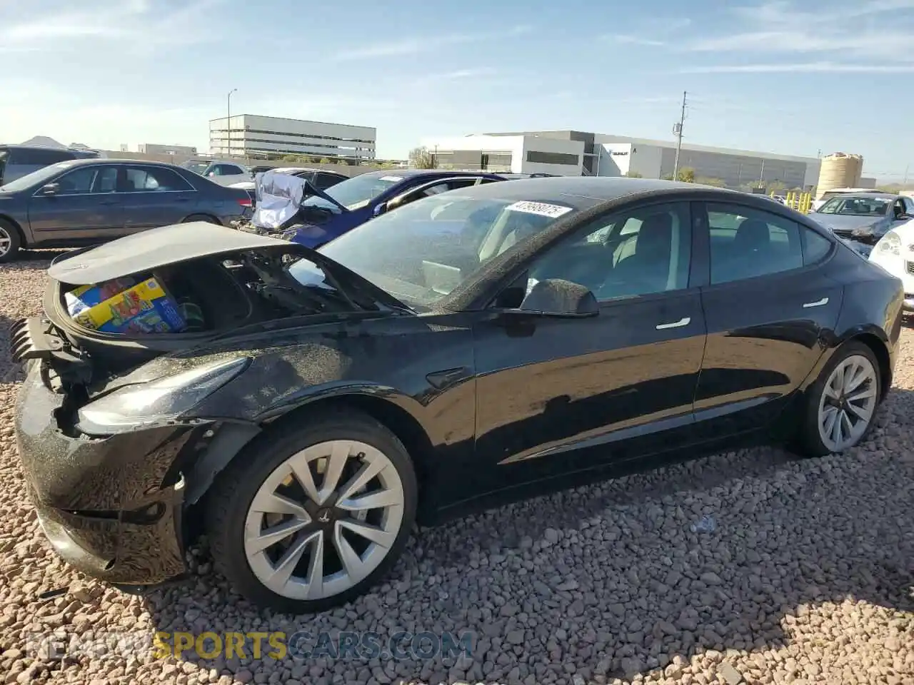 1 Photograph of a damaged car 5YJ3E1EA4PF459775 TESLA MODEL 3 2023