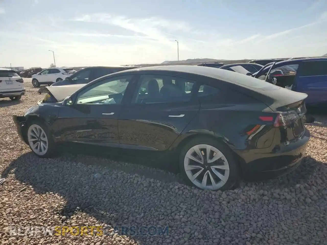 2 Photograph of a damaged car 5YJ3E1EA4PF459775 TESLA MODEL 3 2023