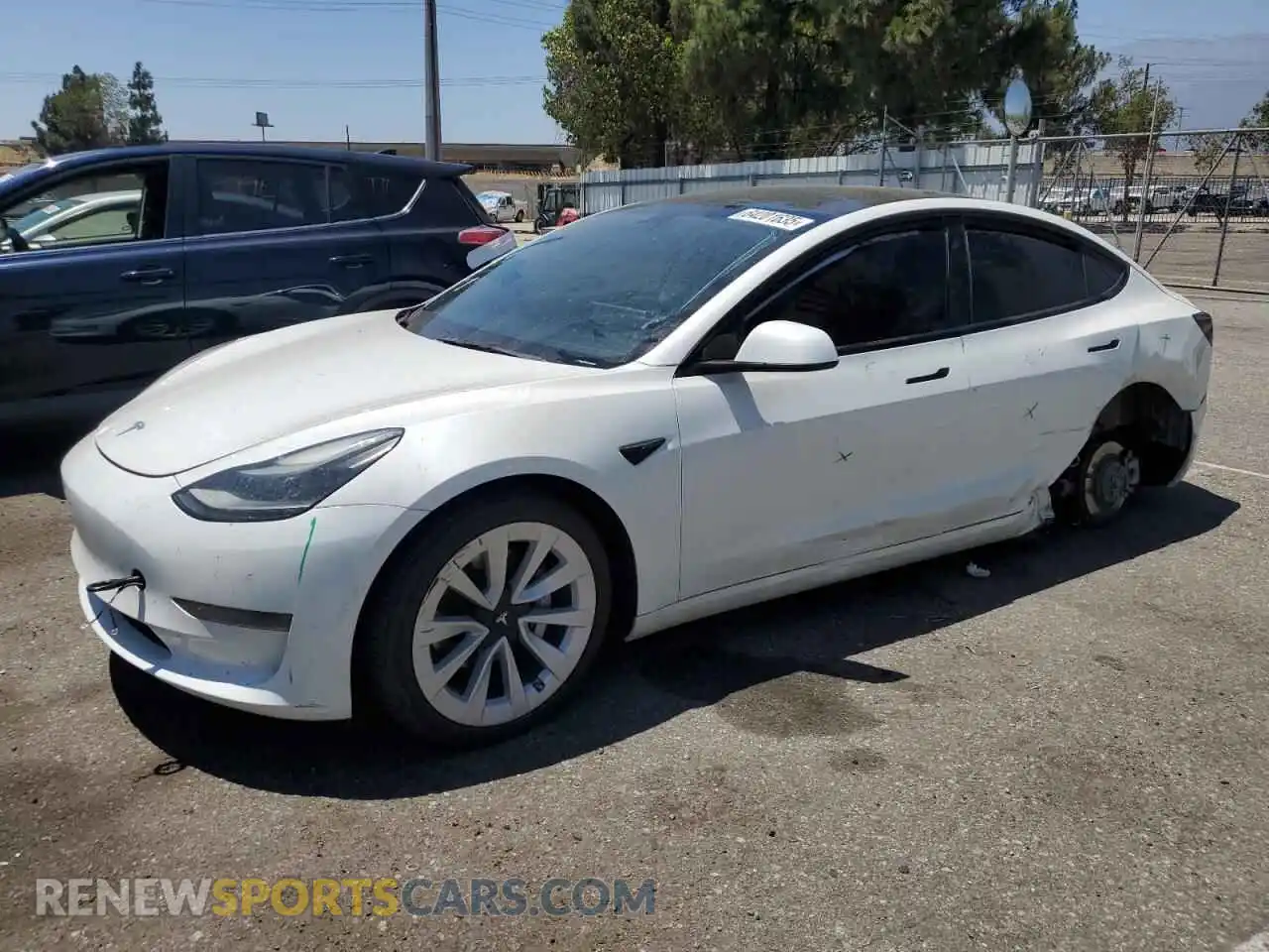 1 Photograph of a damaged car 5YJ3E1EA4PF464345 TESLA MODEL 3 2023