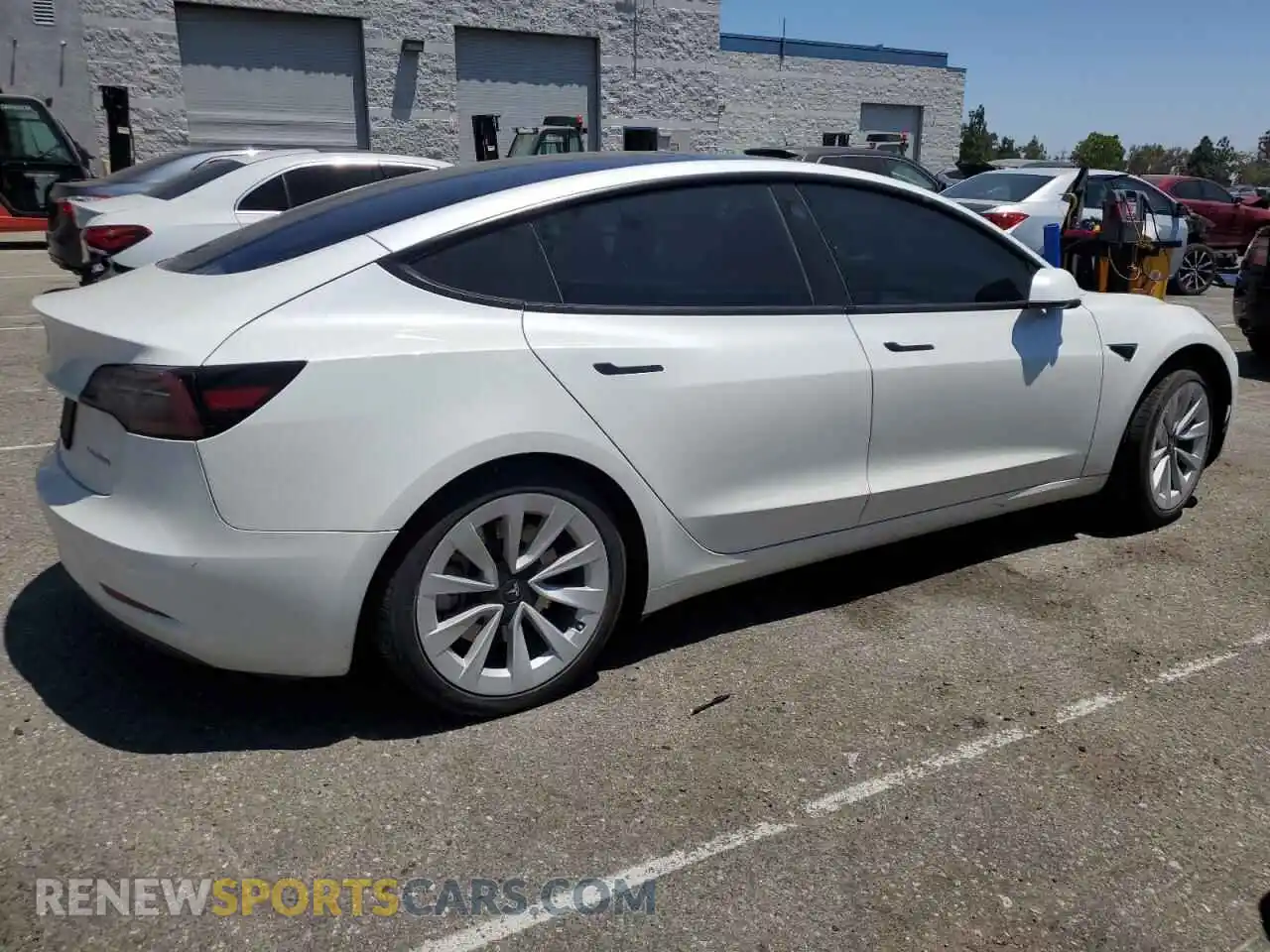 3 Photograph of a damaged car 5YJ3E1EA4PF464345 TESLA MODEL 3 2023