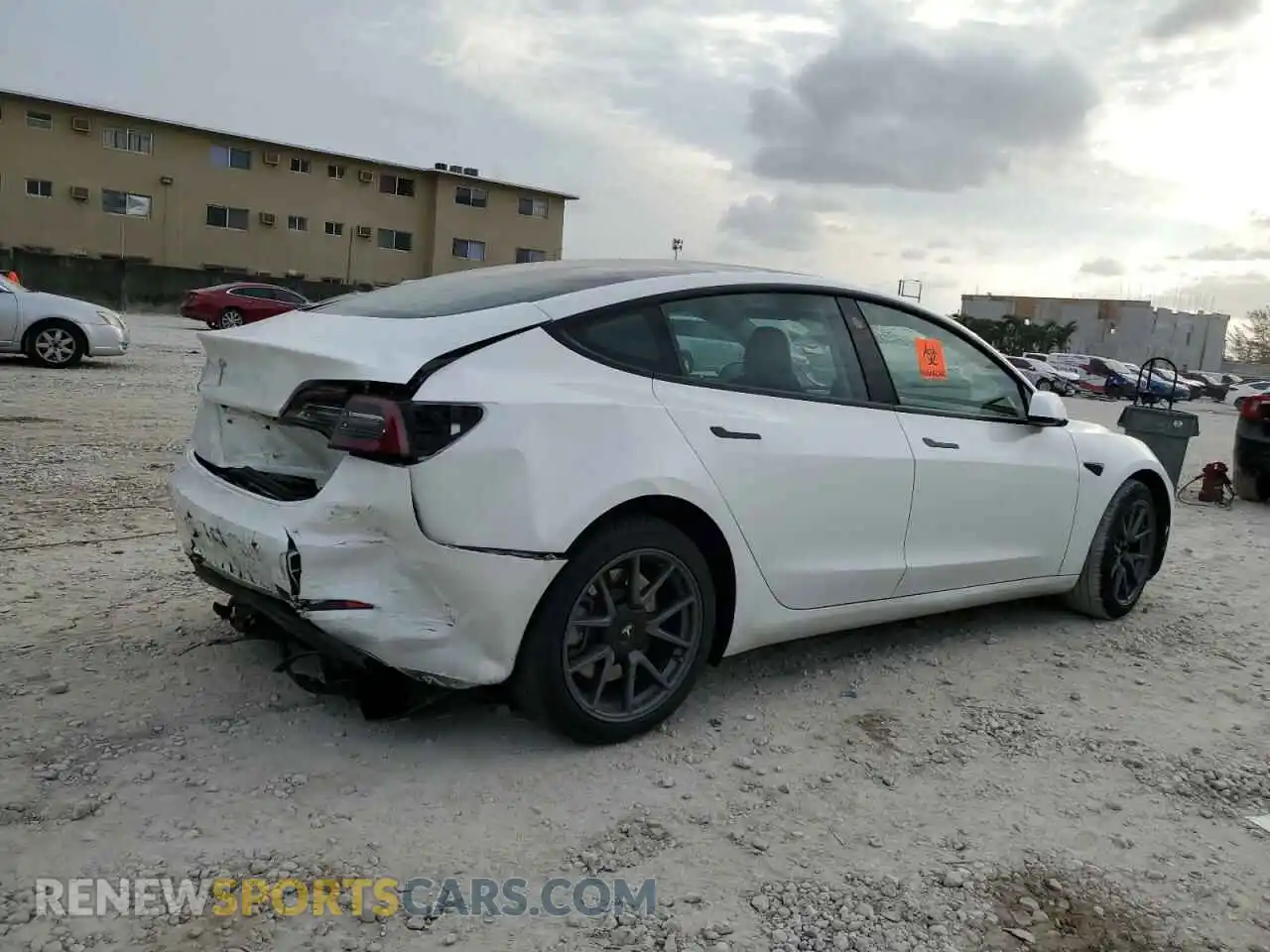 3 Photograph of a damaged car 5YJ3E1EA4PF464944 TESLA MODEL 3 2023