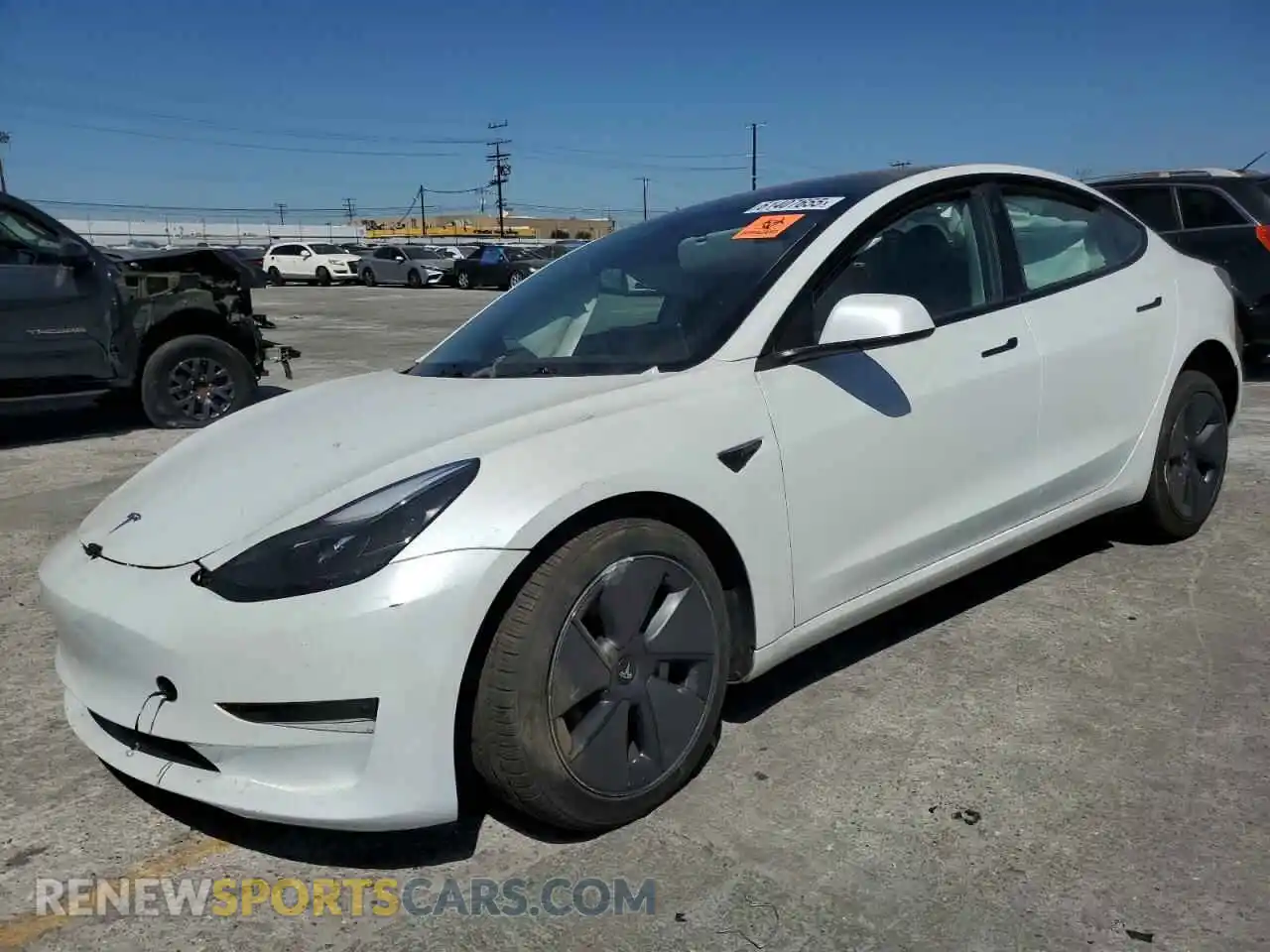 1 Фотография поврежденного автомобиля 5YJ3E1EA4PF495756 TESLA MODEL 3 2023