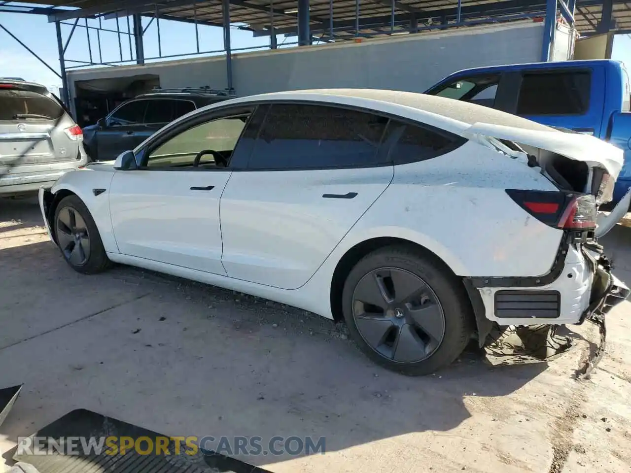 2 Photograph of a damaged car 5YJ3E1EA4PF510451 TESLA MODEL 3 2023