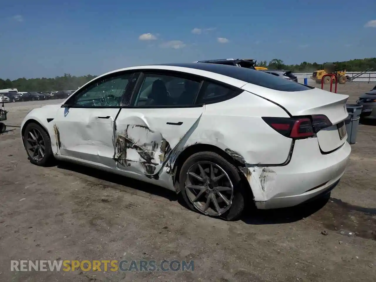 2 Photograph of a damaged car 5YJ3E1EA4PF552974 TESLA MODEL 3 2023
