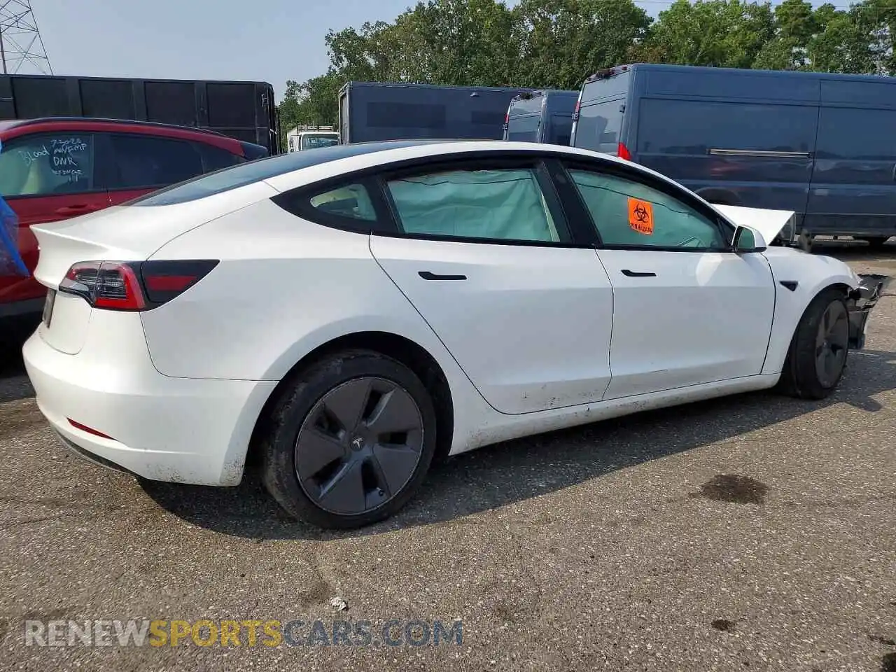 3 Photograph of a damaged car 5YJ3E1EA4PF553977 TESLA MODEL 3 2023