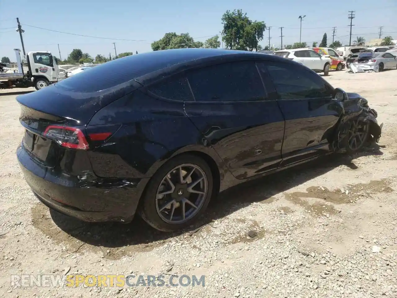 3 Photograph of a damaged car 5YJ3E1EA4PF558175 TESLA MODEL 3 2023