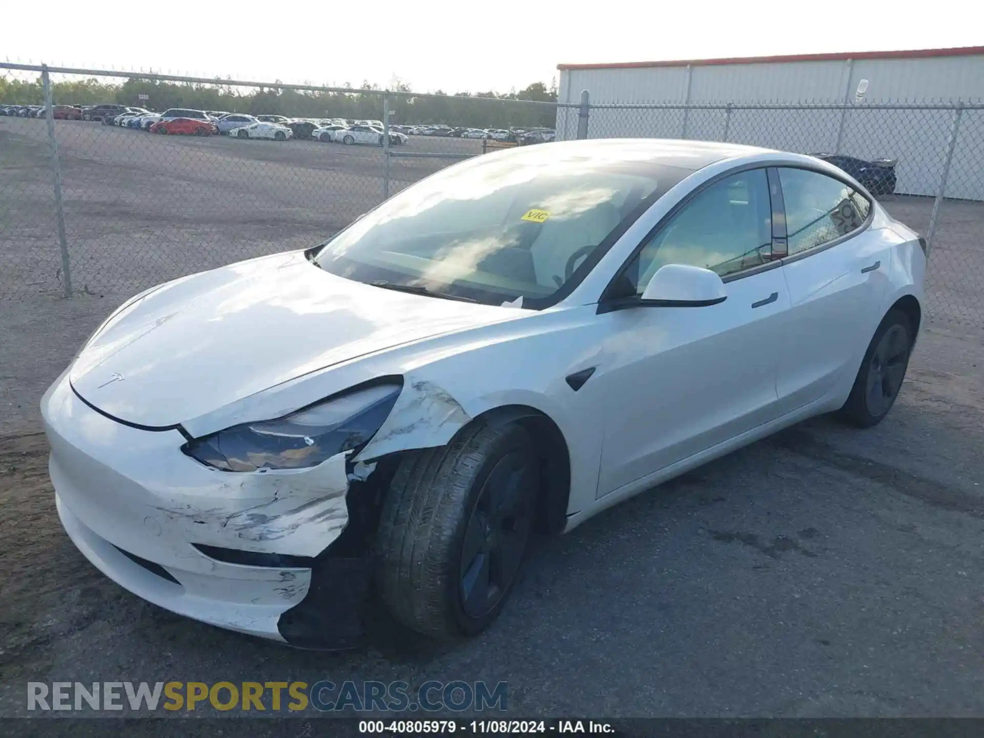 2 Photograph of a damaged car 5YJ3E1EA4PF574411 TESLA MODEL 3 2023