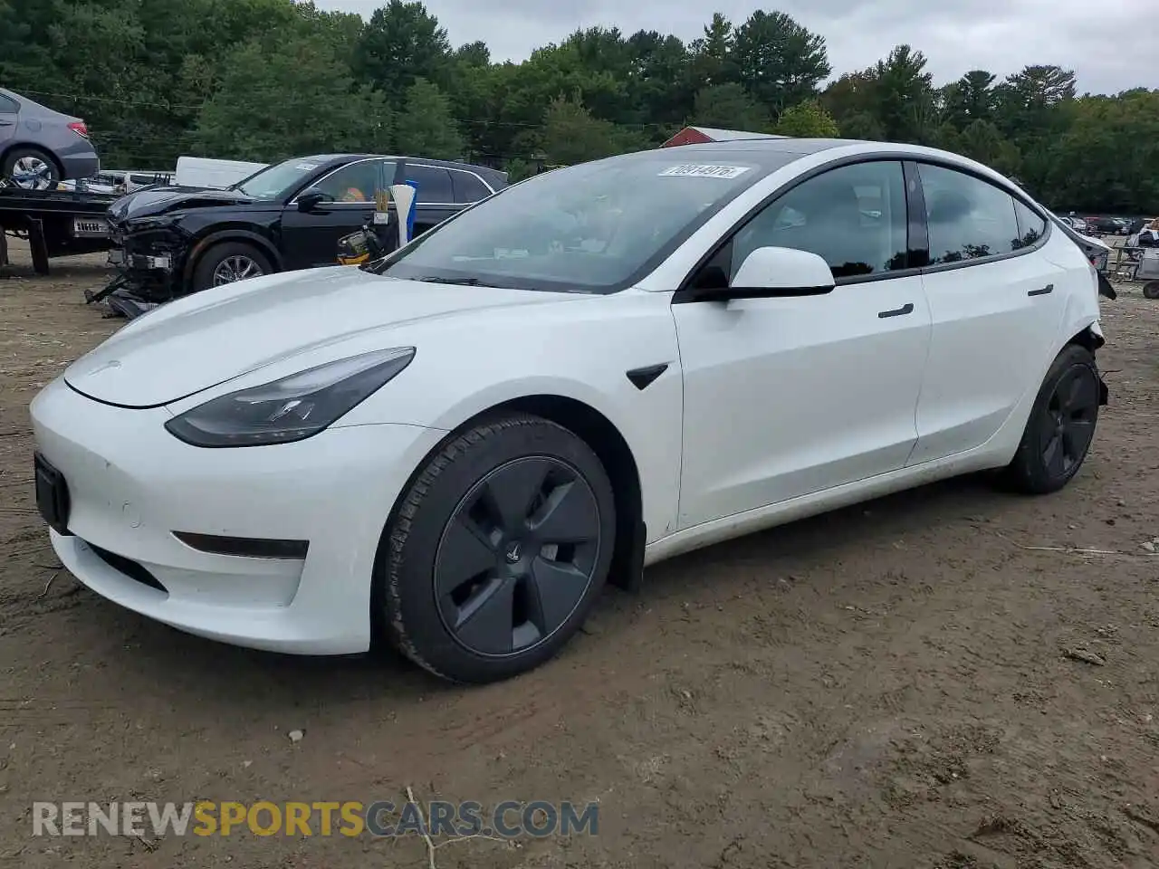 1 Photograph of a damaged car 5YJ3E1EA4PF589488 TESLA MODEL 3 2023