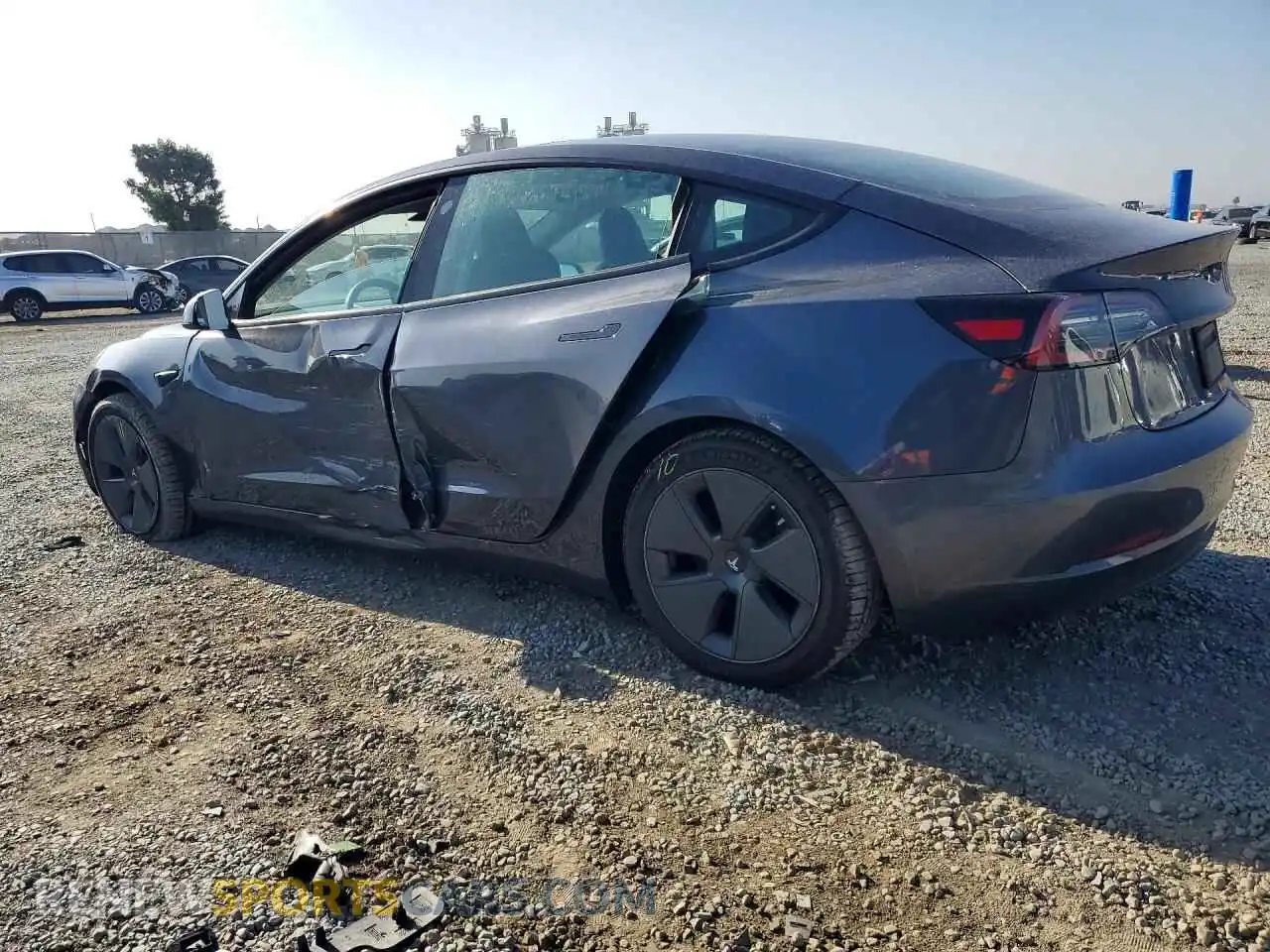 2 Photograph of a damaged car 5YJ3E1EA4PF602689 TESLA MODEL 3 2023