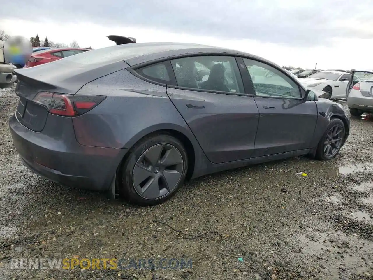 3 Photograph of a damaged car 5YJ3E1EA4PF612350 TESLA MODEL 3 2023