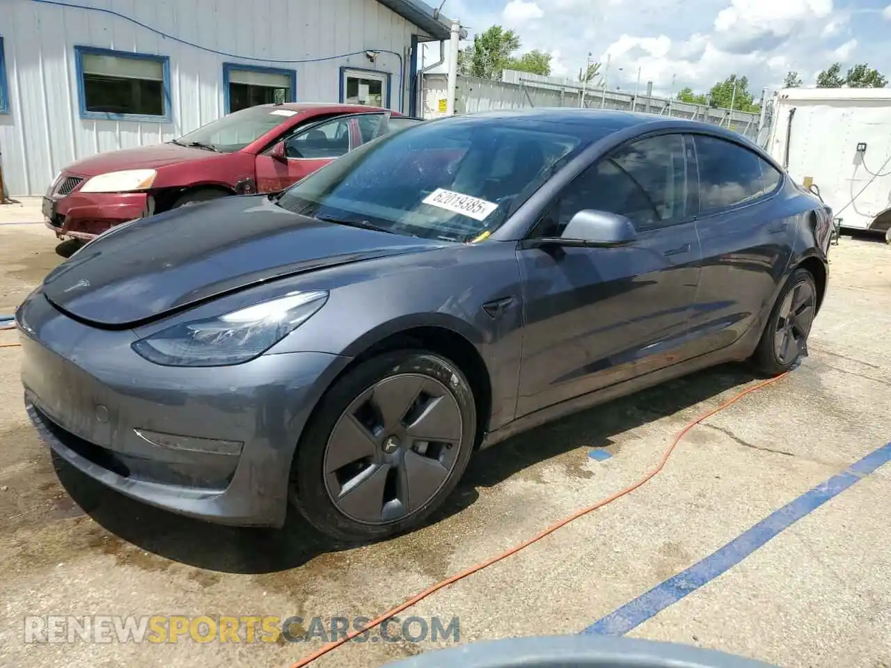 1 Photograph of a damaged car 5YJ3E1EA4PF614129 TESLA MODEL 3 2023