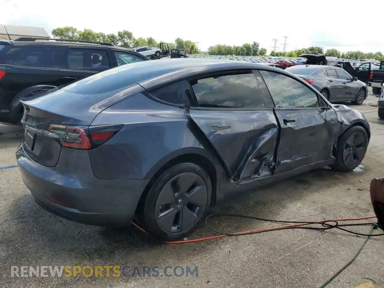 3 Photograph of a damaged car 5YJ3E1EA4PF614129 TESLA MODEL 3 2023
