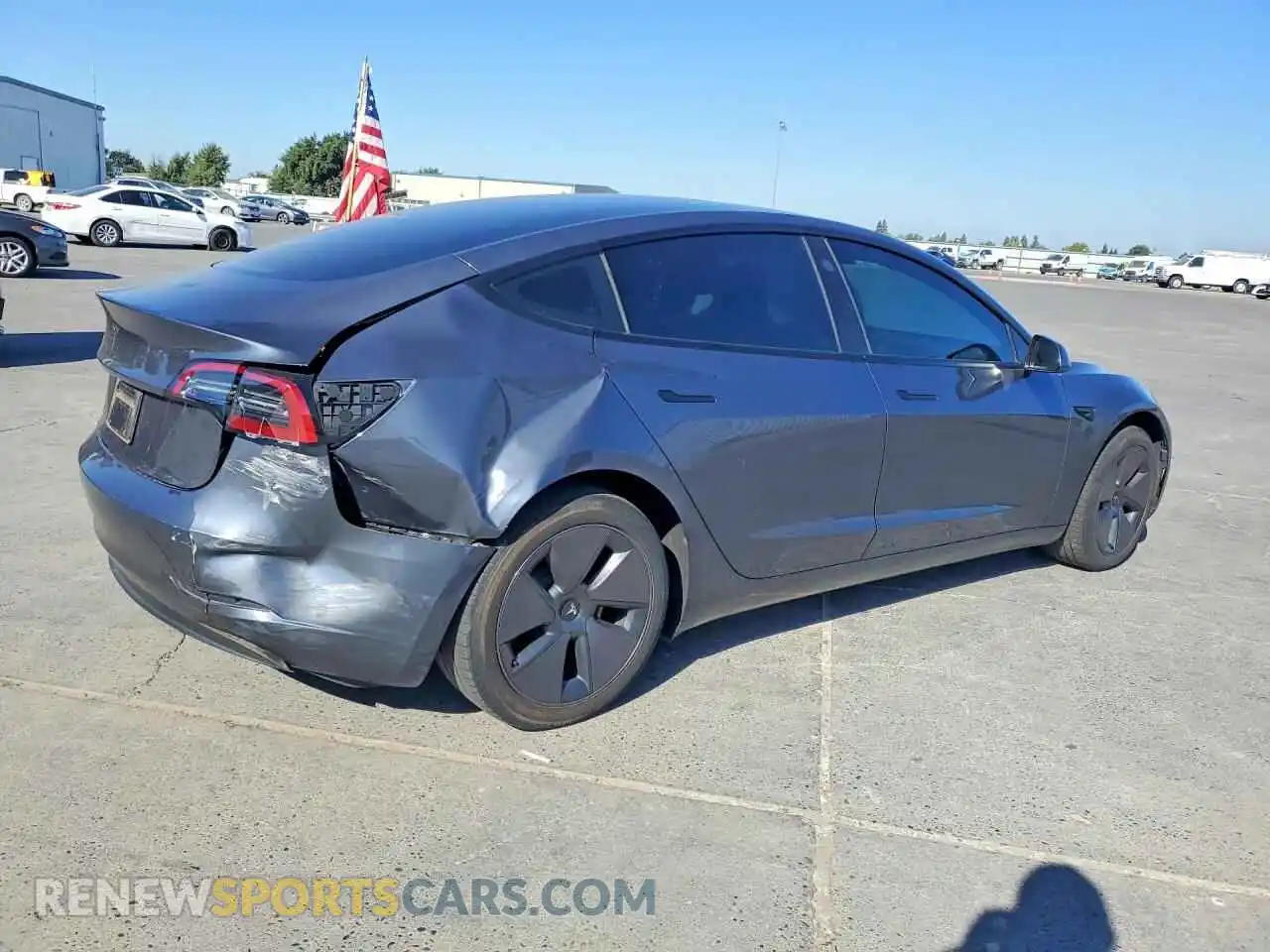 3 Photograph of a damaged car 5YJ3E1EA4PF624479 TESLA MODEL 3 2023