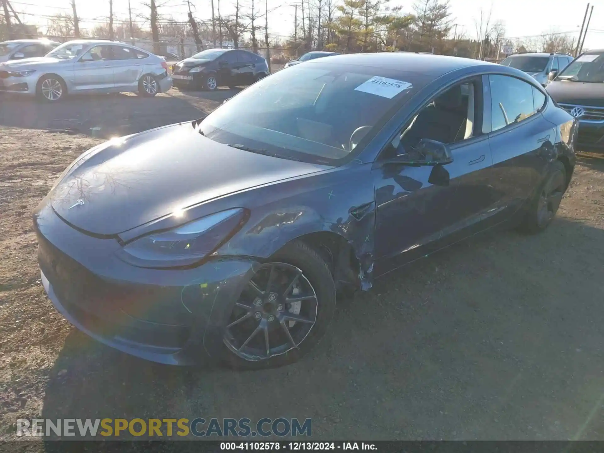 2 Фотография поврежденного автомобиля 5YJ3E1EA4PF644151 TESLA MODEL 3 2023