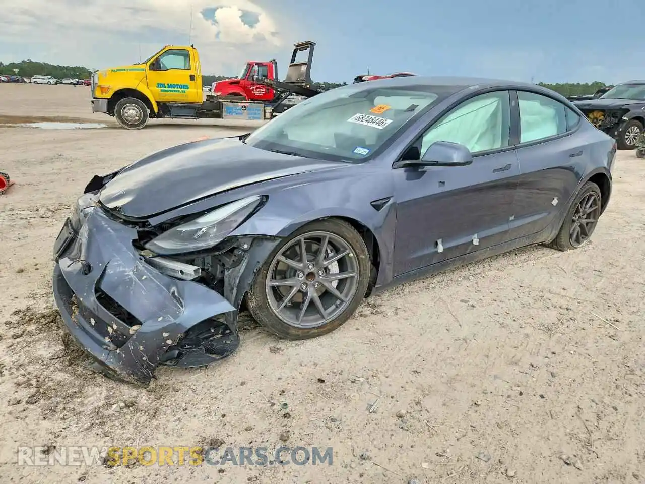 1 Photograph of a damaged car 5YJ3E1EA4PF644554 TESLA MODEL 3 2023