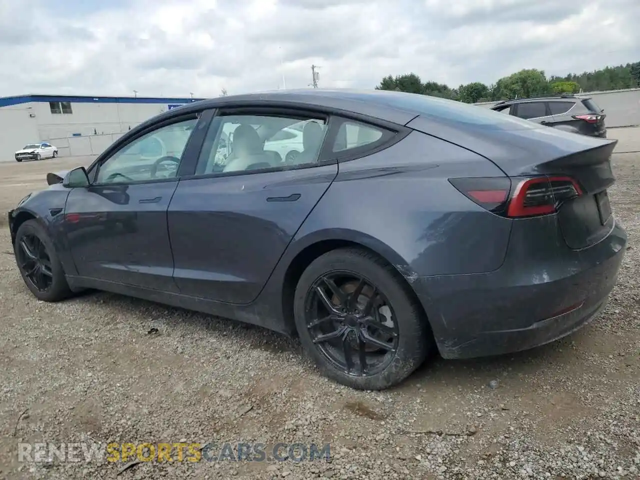 2 Photograph of a damaged car 5YJ3E1EA4PF677831 TESLA MODEL 3 2023