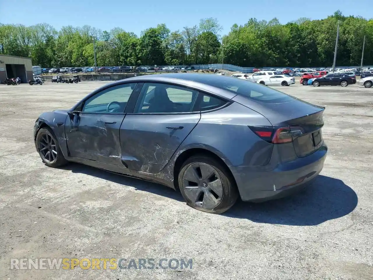 2 Photograph of a damaged car 5YJ3E1EA4PF686156 TESLA MODEL 3 2023