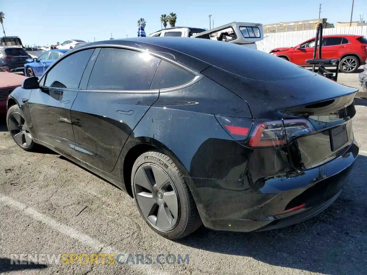 2 Photograph of a damaged car 5YJ3E1EA4PF706521 TESLA MODEL 3 2023