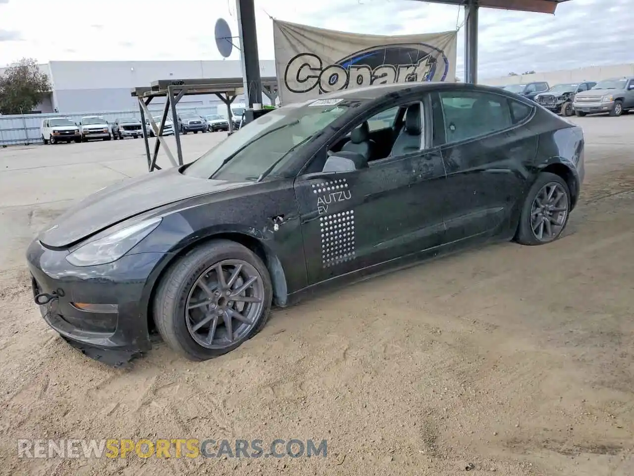 1 Photograph of a damaged car 5YJ3E1EA4PF713436 TESLA MODEL 3 2023