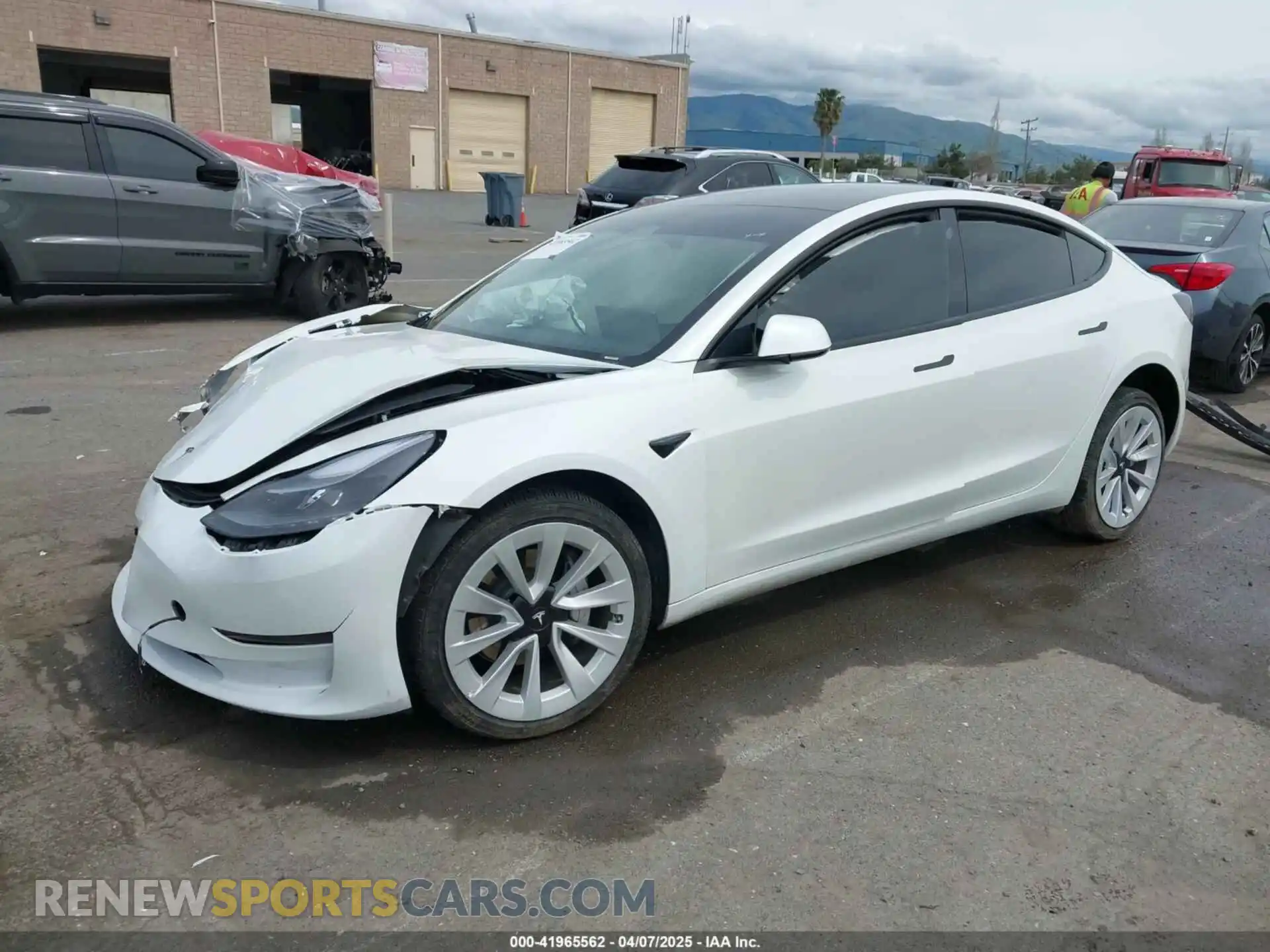 2 Photograph of a damaged car 5YJ3E1EA5PF383595 TESLA MODEL 3 2023