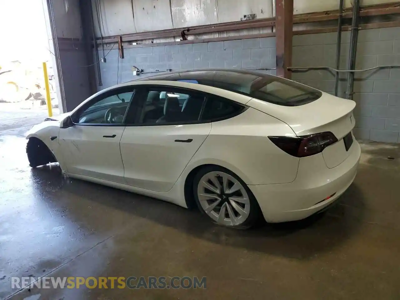 2 Photograph of a damaged car 5YJ3E1EA5PF448705 TESLA MODEL 3 2023
