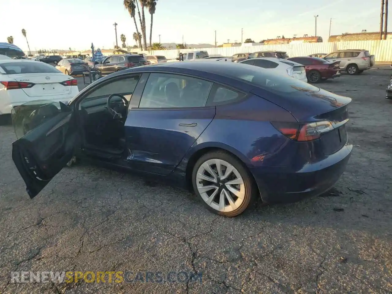 2 Photograph of a damaged car 5YJ3E1EA5PF449448 TESLA MODEL 3 2023