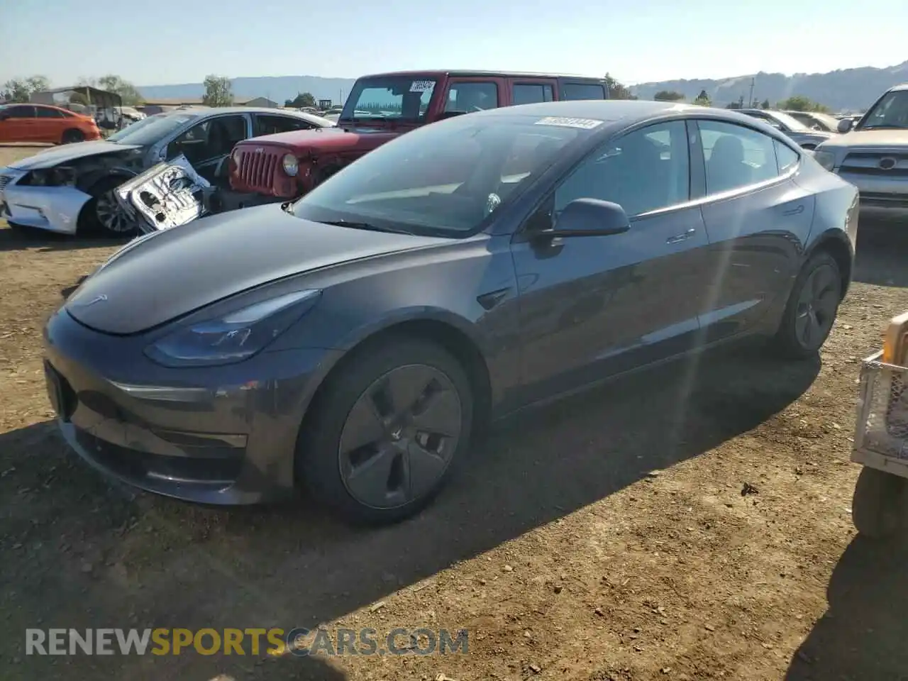1 Photograph of a damaged car 5YJ3E1EA5PF457159 TESLA MODEL 3 2023
