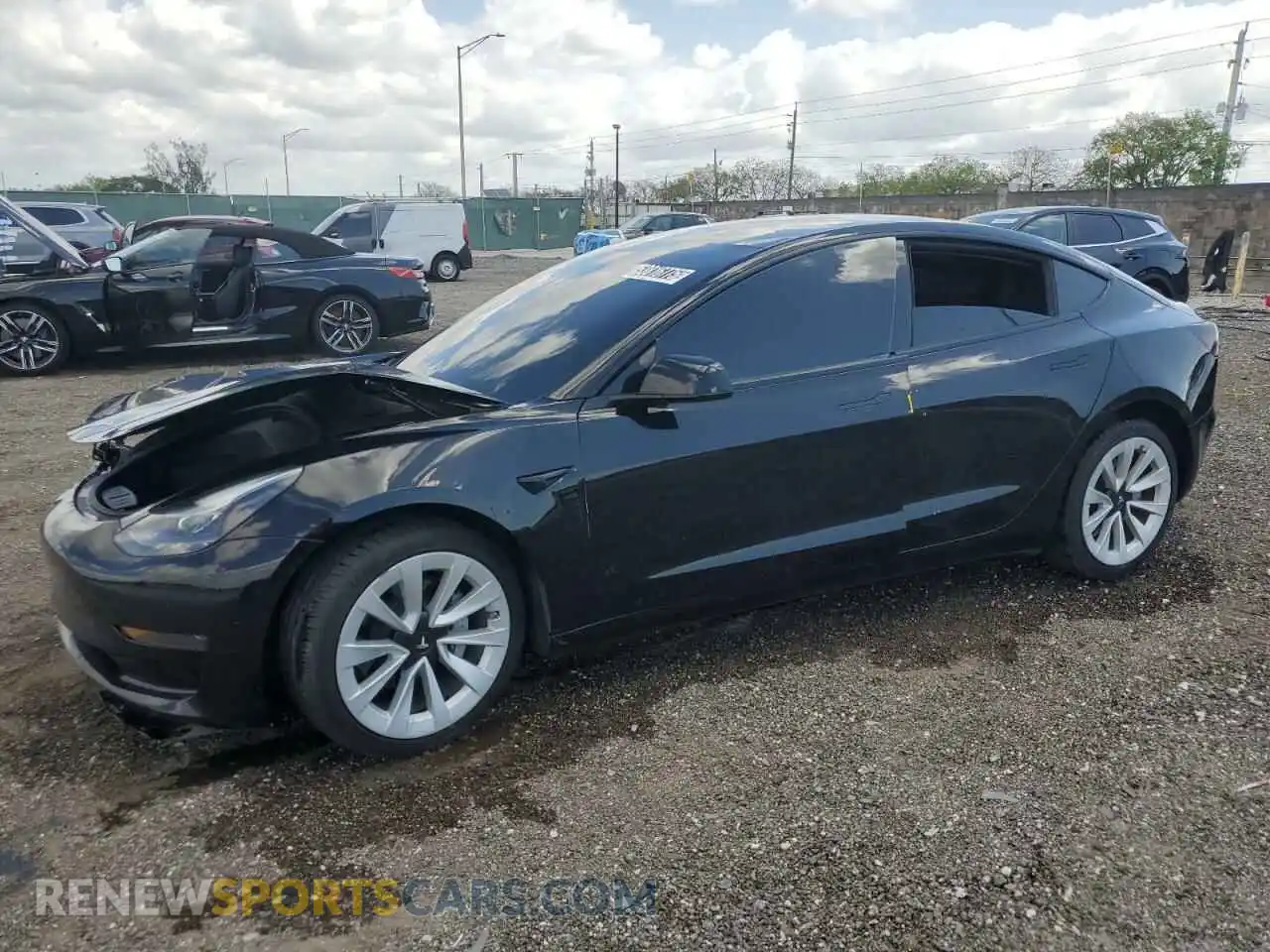 1 Photograph of a damaged car 5YJ3E1EA5PF459638 TESLA MODEL 3 2023
