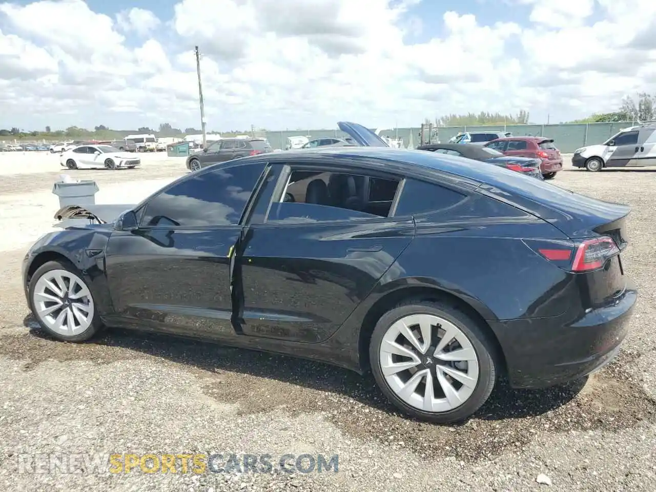 2 Photograph of a damaged car 5YJ3E1EA5PF459638 TESLA MODEL 3 2023